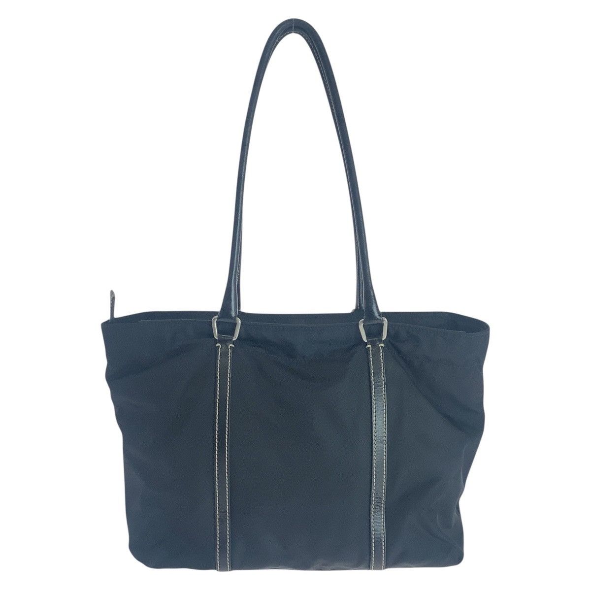 Prada Prada Prada Tessuto Nylon/Leather 2way Bag 32 Leather Shoulder Bag 三角ロゴプレート DUTY FREE for USA Size ONE SIZE - 2 Thumbnail