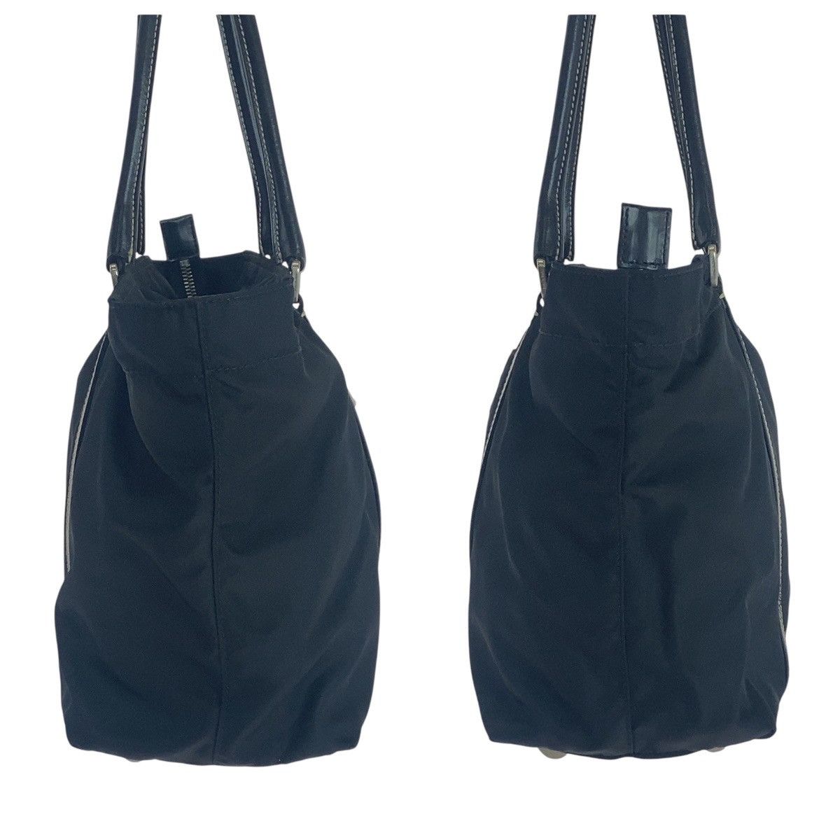 Prada Prada Prada Tessuto Nylon/Leather 2way Bag 32 Leather Shoulder Bag 三角ロゴプレート DUTY FREE for USA Size ONE SIZE - 7 Thumbnail