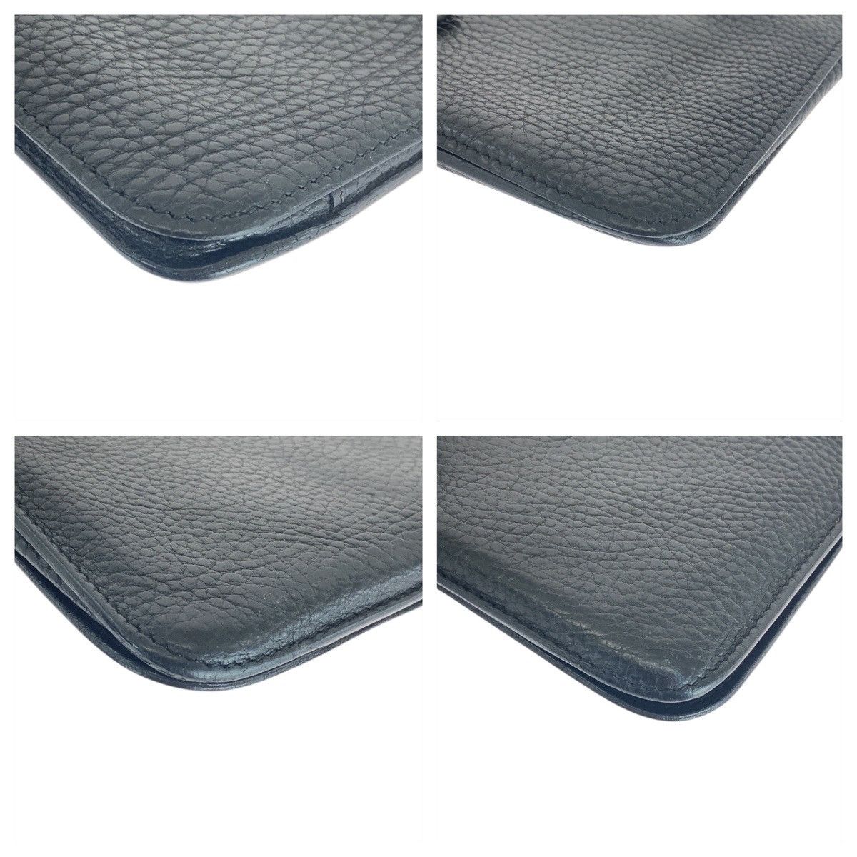Hermes Hermes Hermes Dogon GM Togo Long Wallet Leather Long Wallet Size ONE SIZE - 4 Thumbnail
