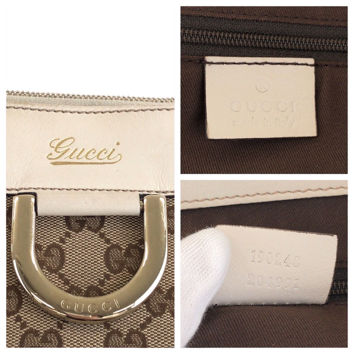 Gucci Gucci Gucci GG Canvas Abbey 2way tote bag 190248 Canvas Shoulder Bag 190248 DUTY FREE for USA Size ONE SIZE - 7 Thumbnail