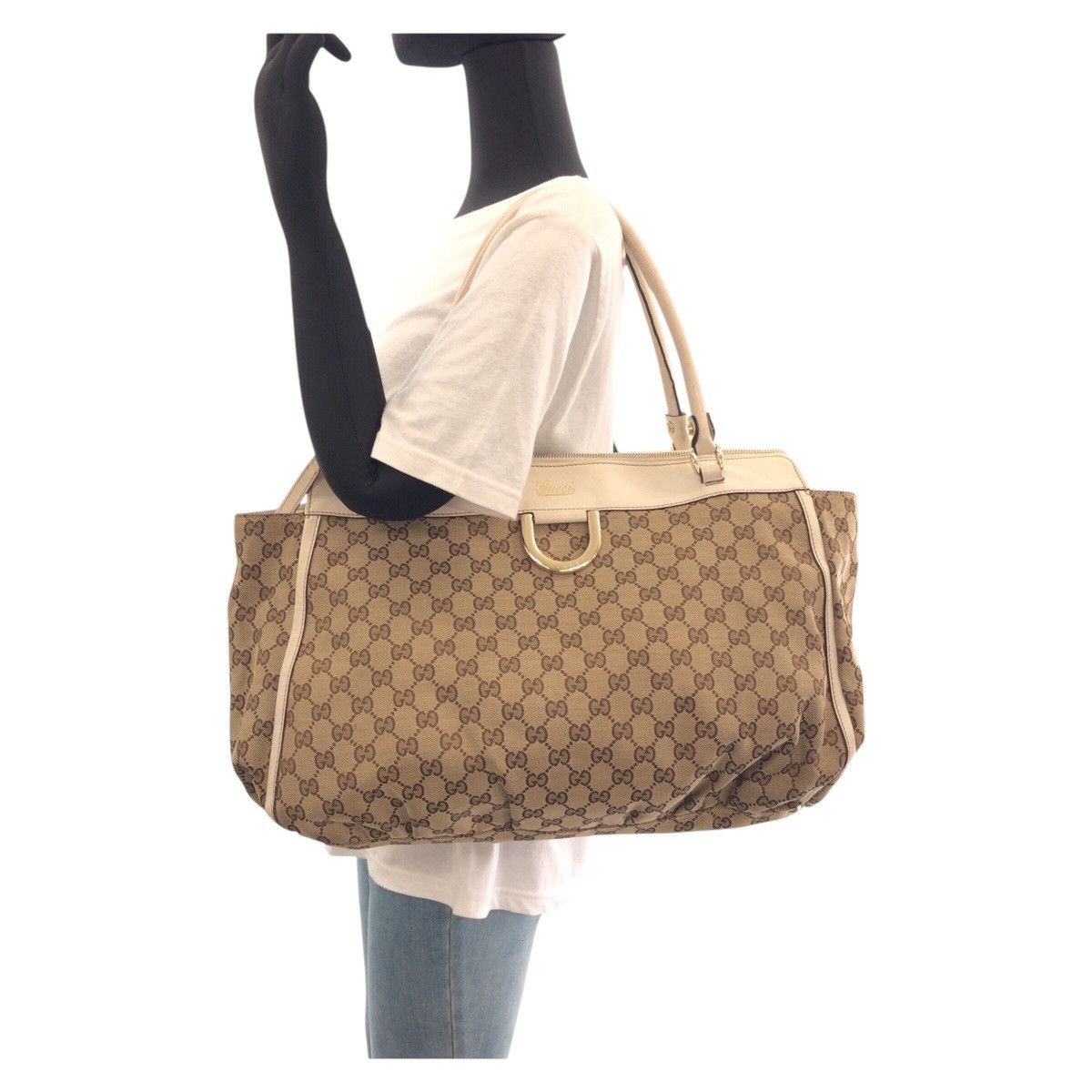 Gucci Gucci Gucci GG Canvas Abbey 2way tote bag 190248 Canvas Shoulder Bag 190248 DUTY FREE for USA Size ONE SIZE - 8 Thumbnail