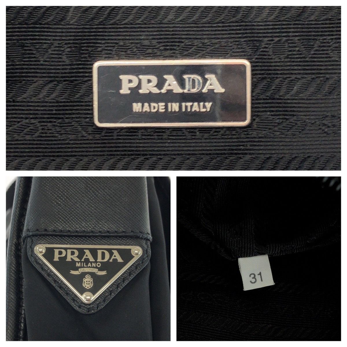 Prada Prada Prada Tessuto Triangle Logo Plate Nylon 2way Shoulder Bag V158 Others Shoulder Bag V158 DUTY FREE for USA Size ONE SIZE - 4 Thumbnail