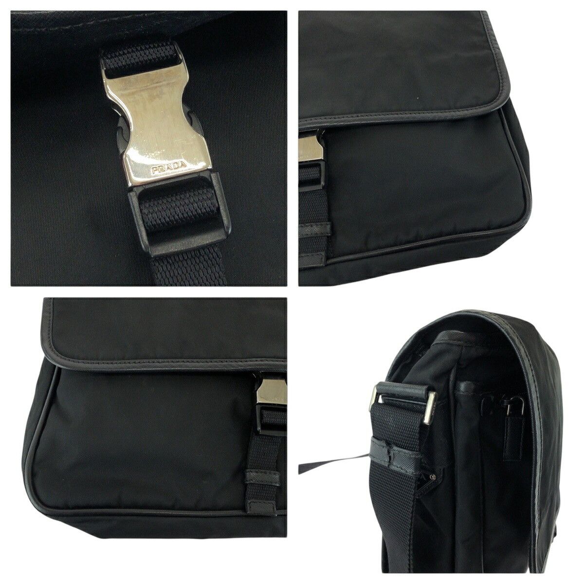 Prada Prada Prada Tessuto Triangle Logo Plate Nylon 2way Shoulder Bag V158 Others Shoulder Bag V158 DUTY FREE for USA Size ONE SIZE - 5 Thumbnail