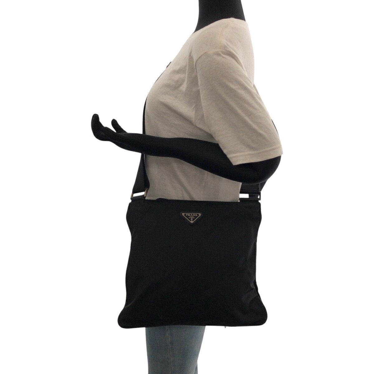 Prada Prada Prada Tessuto Triangle Logo Plate Nylon Shoulder Bag 502061 Others Shoulder Bag 三角ロゴプレート DUTY FREE for USA Size ONE SIZE - 7 Thumbnail