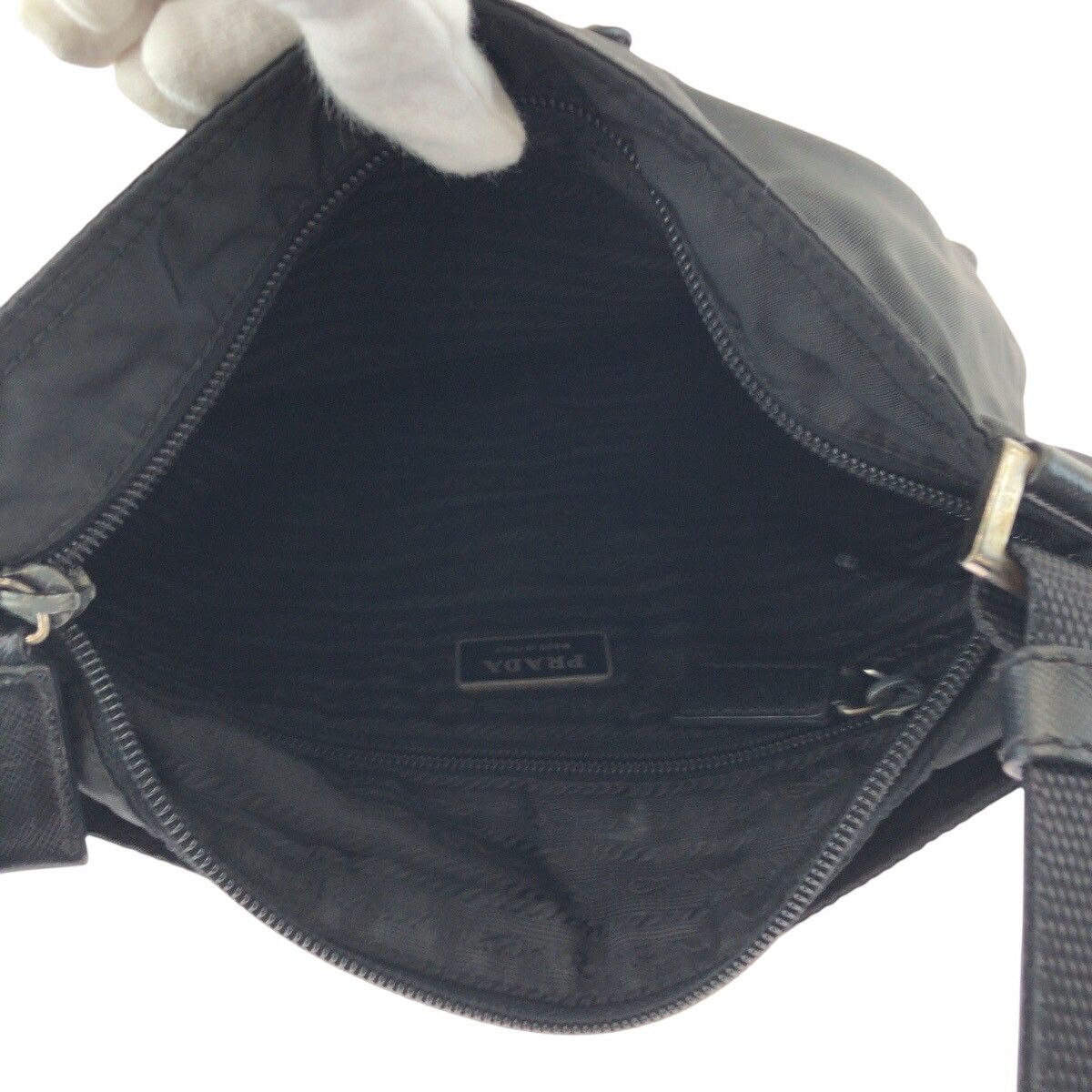 Prada Prada Prada Tessuto Triangle Logo Plate Nylon Shoulder Bag 502061 Others Shoulder Bag 三角ロゴプレート DUTY FREE for USA Size ONE SIZE - 9 Thumbnail