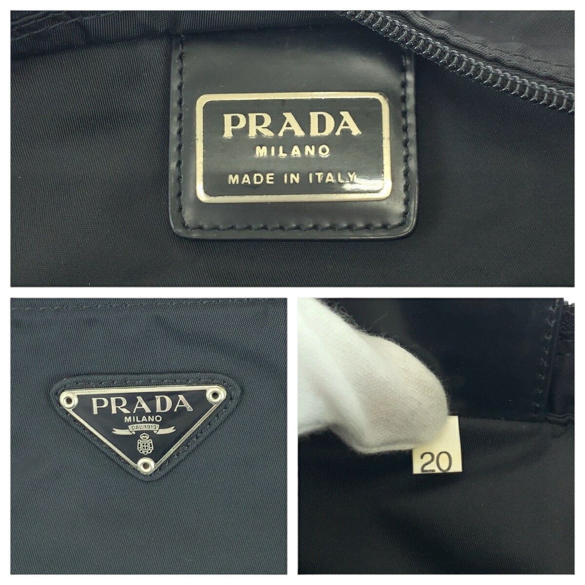 Prada Prada Prada Tessuto Triangle Logo Plate Nylon Shoulder Bag Others Crossbody Bag DUTY FREE for USA Size ONE SIZE - 4 Thumbnail