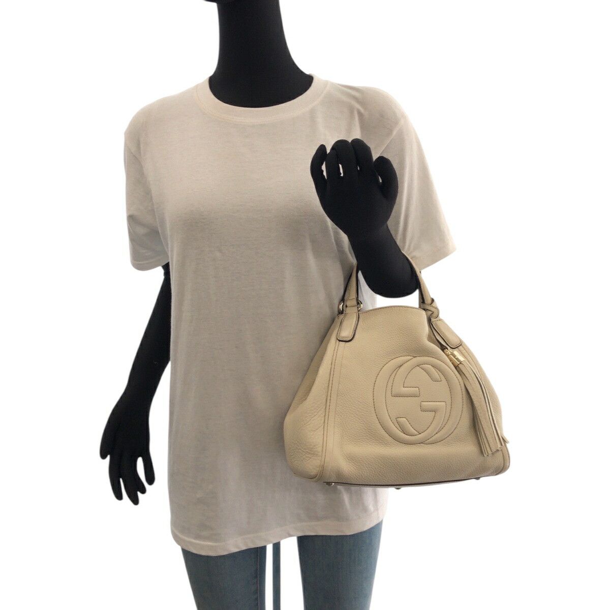 Gucci Gucci Gucci Leather Soho Interlocking Fringe 2way Bag 386751 Leather Shoulder Bag 386751 DUTY FREE for USA Size ONE SIZE - 7 Thumbnail