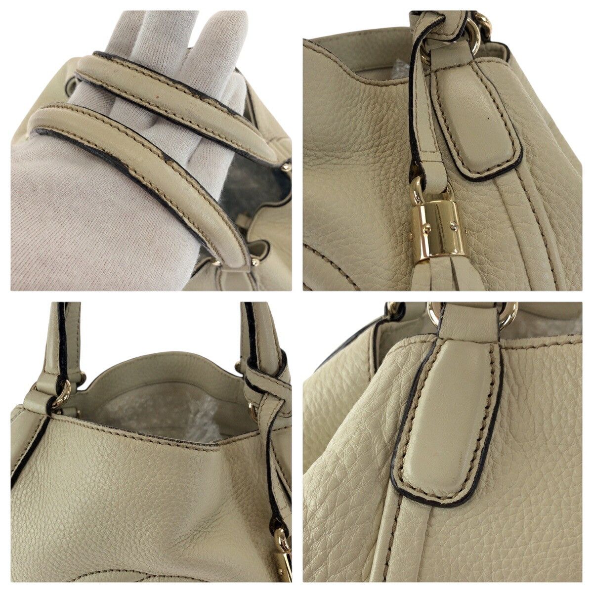 Gucci Gucci Gucci Leather Soho Interlocking Fringe 2way Bag 386751 Leather Shoulder Bag 386751 DUTY FREE for USA Size ONE SIZE - 5 Thumbnail