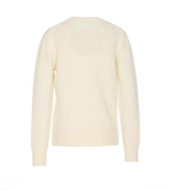 Burberry BURBERRY Women Sweater 8103045 B9352 White Size M / US 6-8 / IT 42-44 - 2 Thumbnail