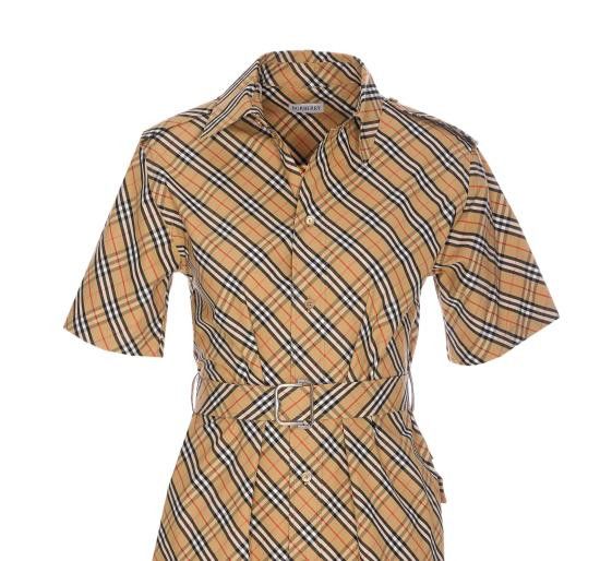 Burberry BURBERRY Women Mid Skirts 8106067 B9368 Beige Size M / US 6-8 / IT 42-44 - 4 Thumbnail