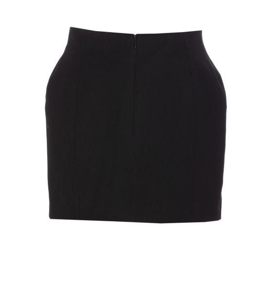 Balenciaga BALENCIAGA Women Mid Skirts 814084 TPT241000 Black Size 26" / US 2 / IT 38 - 2 Thumbnail
