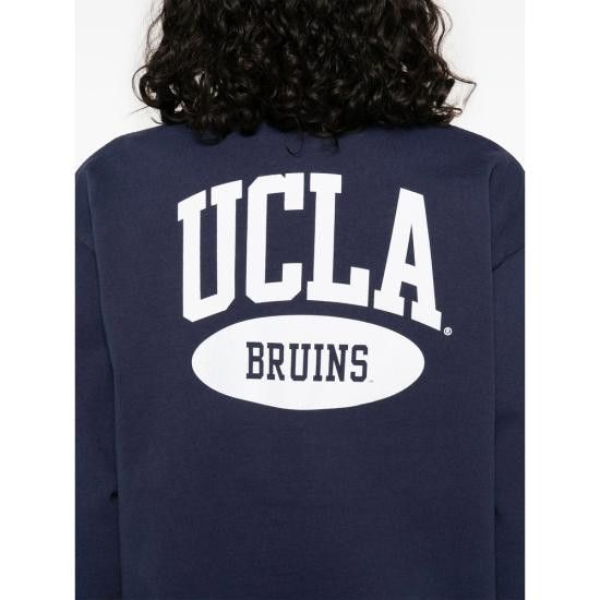 Sporty & Rich SPORTY & RICH Women Tops ST071615670BL DKNAV BLUE Size L / US 10 / IT 46 - 3 Thumbnail