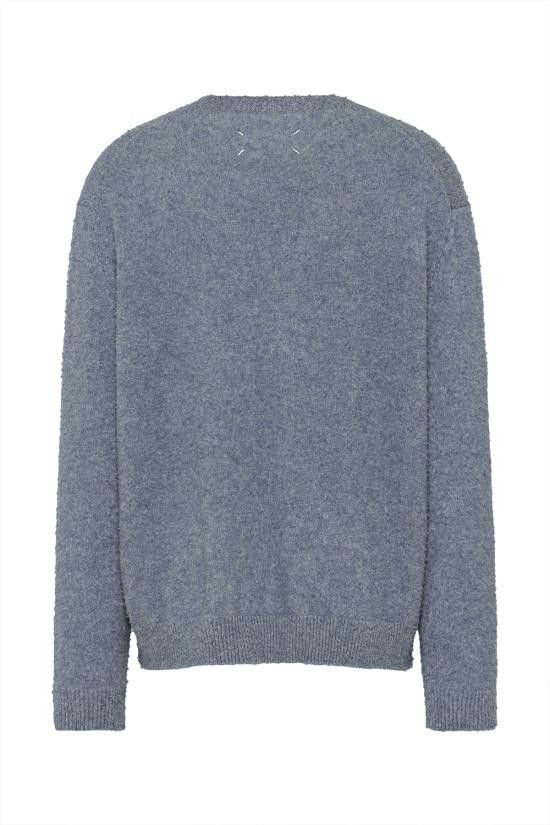 Maison Margiela MAISON MARGIELA Men Sweater S50HN0011 M13108 490M Blue Size US M / EU 48-50 / 2 - 2 Thumbnail