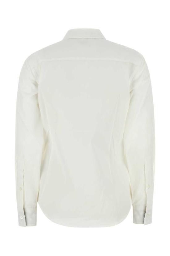 Burberry BURBERRY Women Shirts 8111217 A1464 WHITE Size XS / US 0-2 / IT 36-38 - 2 Thumbnail