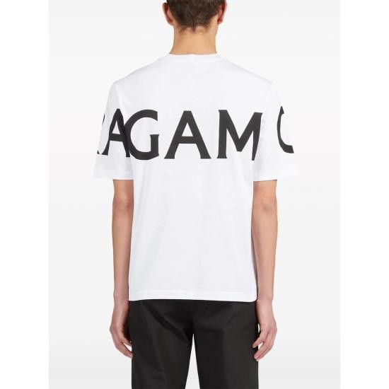Salvatore Ferragamo SALVATORE FERRAGAMO Men T-Shirts 122303 0771468 BI NE WHITE Size US M / EU 48-50 / 2 - 2 Thumbnail