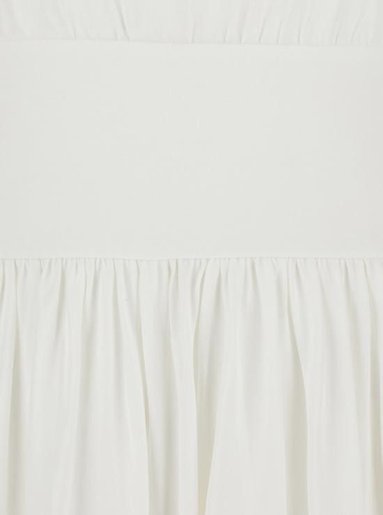 Toteme TOTEME Women Long Skirts 242WRD1783FB0093059 White Size M / US 6-8 / IT 42-44 - 3 Thumbnail
