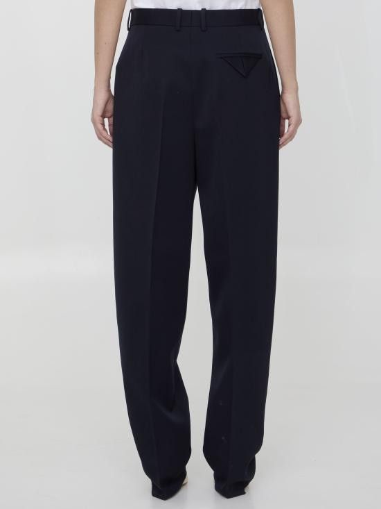 パンツ BOTTEGA VENETA Women Straight Pants 743608VKIS0 4140 Blue Bottega Veneta BOTTEGA VENETA Women Straight Pants 743608