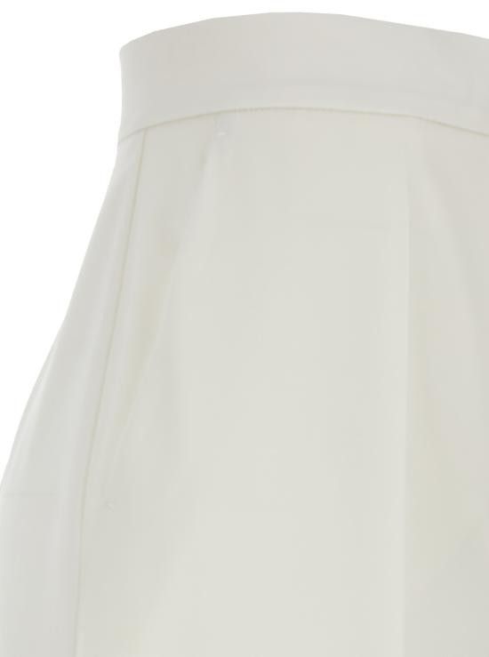 Max Mara MAX MARA Women Straight Pants 2511131011600001 White Size 32" / US 10 / IT 46 - 3 Thumbnail