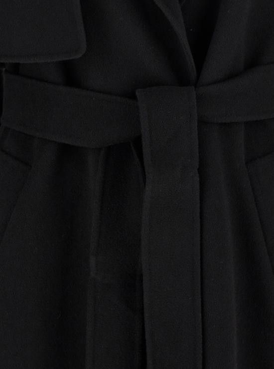 Sportmax SPORTMAX Women Coats 2512011021600014 Black Size M / US 6-8 / IT 42-44 - 3 Thumbnail