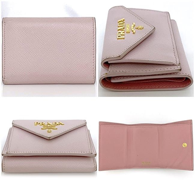 Prada PRADA Pink Leather Size ONE SIZE - 2 Thumbnail