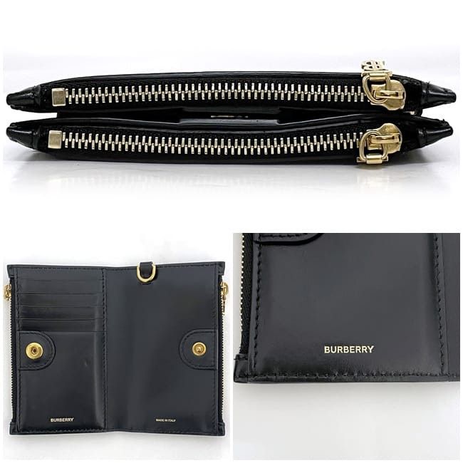 Burberry BURBERRY Black Leather Size ONE SIZE - 3 Thumbnail