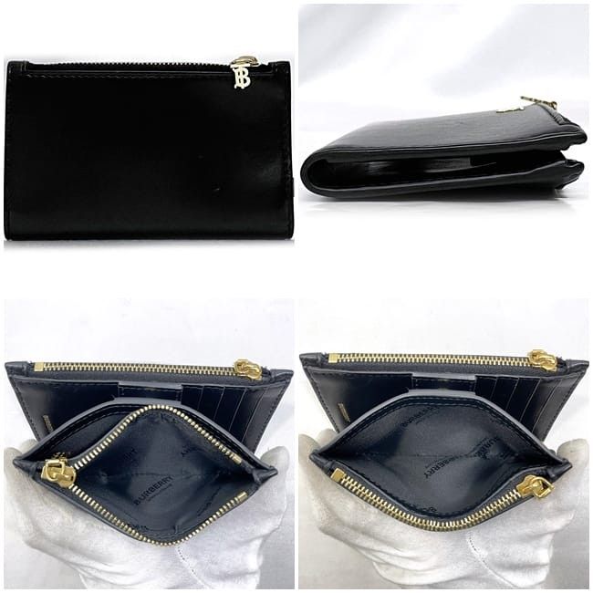 Burberry BURBERRY Black Leather Size ONE SIZE - 2 Thumbnail