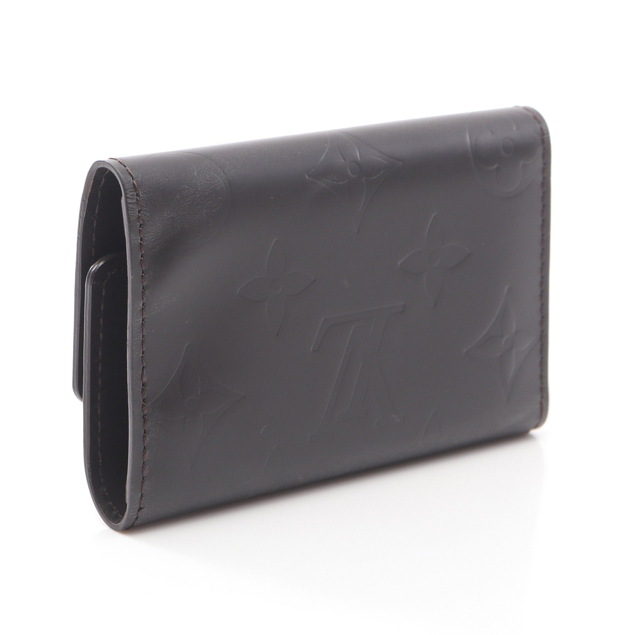 Louis Vuitton Louis Vuitton Multicle 6 Monogram Glace Key Case Leather Dark Brown Size ONE SIZE - 2 Thumbnail