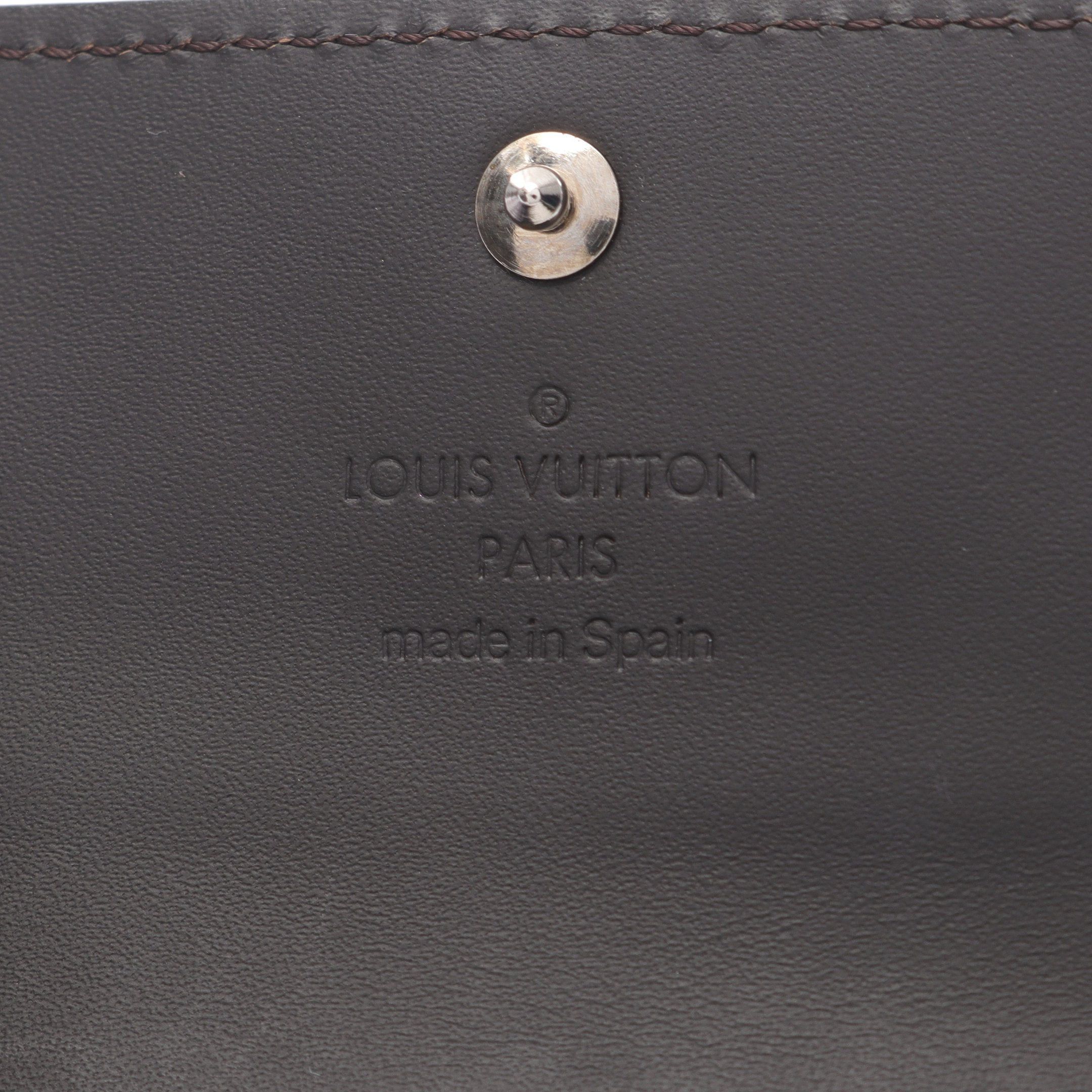 Louis Vuitton Louis Vuitton Multicle 6 Monogram Glace Key Case Leather Dark Brown Size ONE SIZE - 4 Thumbnail