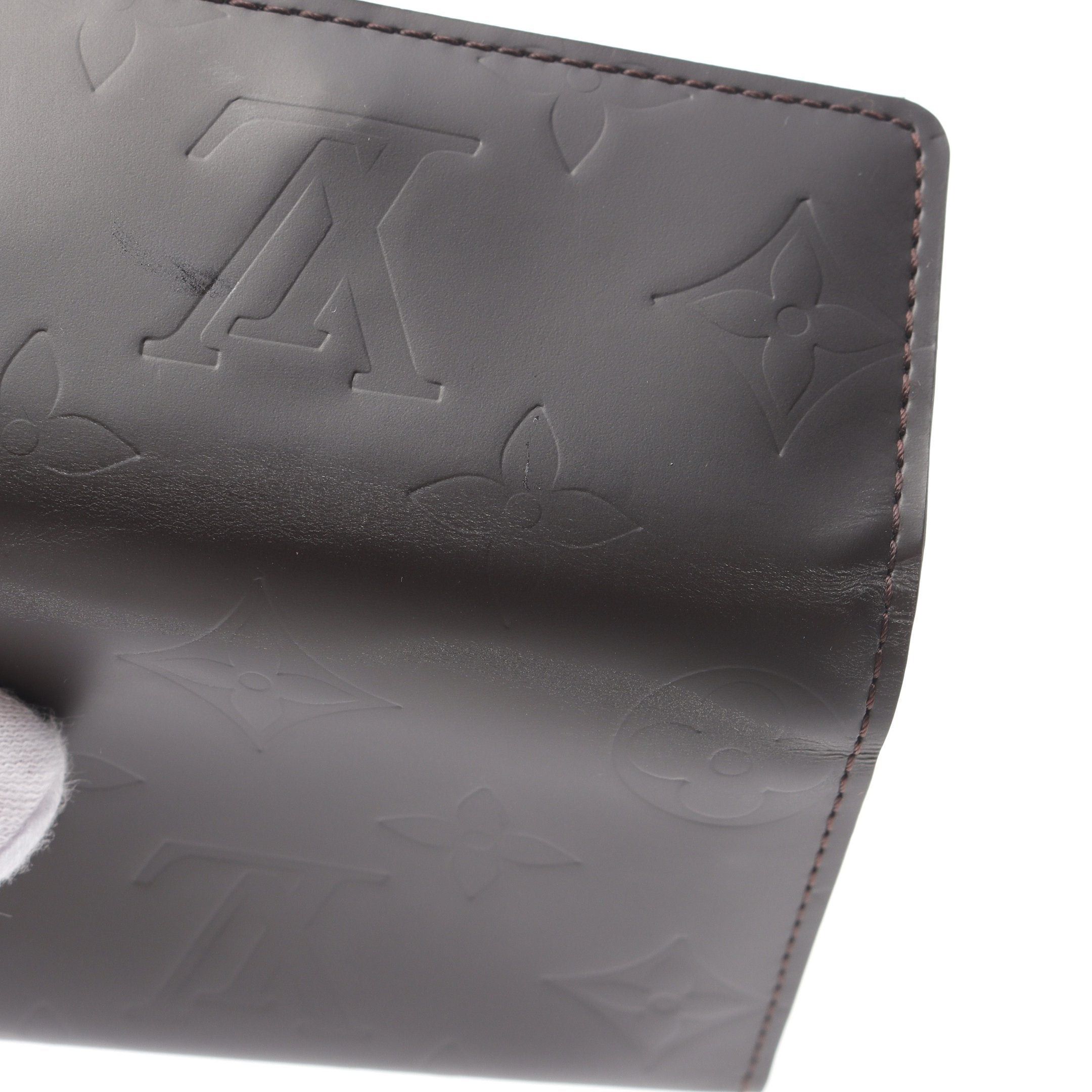 Louis Vuitton Louis Vuitton Multicle 6 Monogram Glace Key Case Leather Dark Brown Size ONE SIZE - 6 Thumbnail