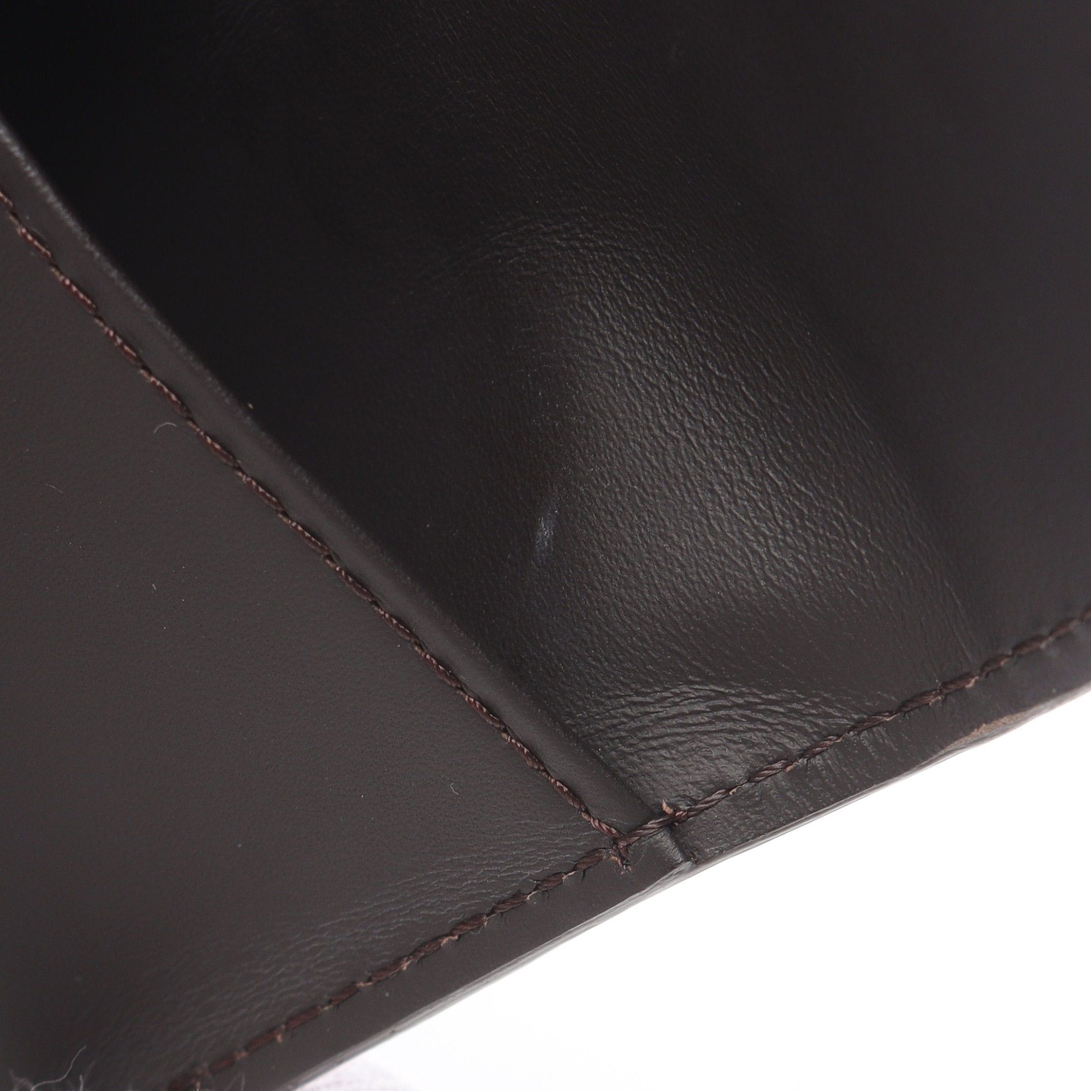 Louis Vuitton Louis Vuitton Multicle 6 Monogram Glace Key Case Leather Dark Brown Size ONE SIZE - 11 Thumbnail