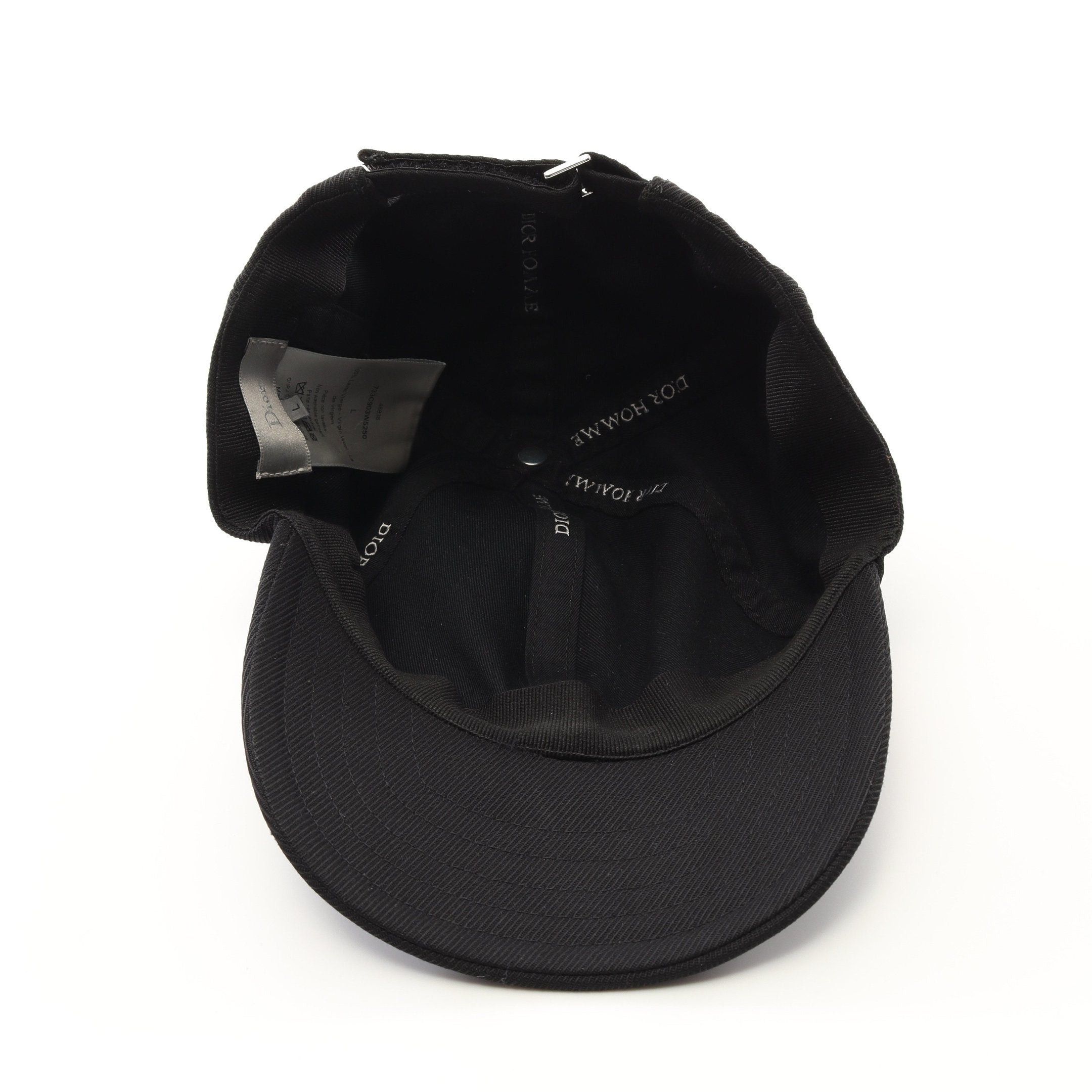 Dior Dior Hardior Baseball Cap Wool Black Size ONE SIZE - 3 Thumbnail