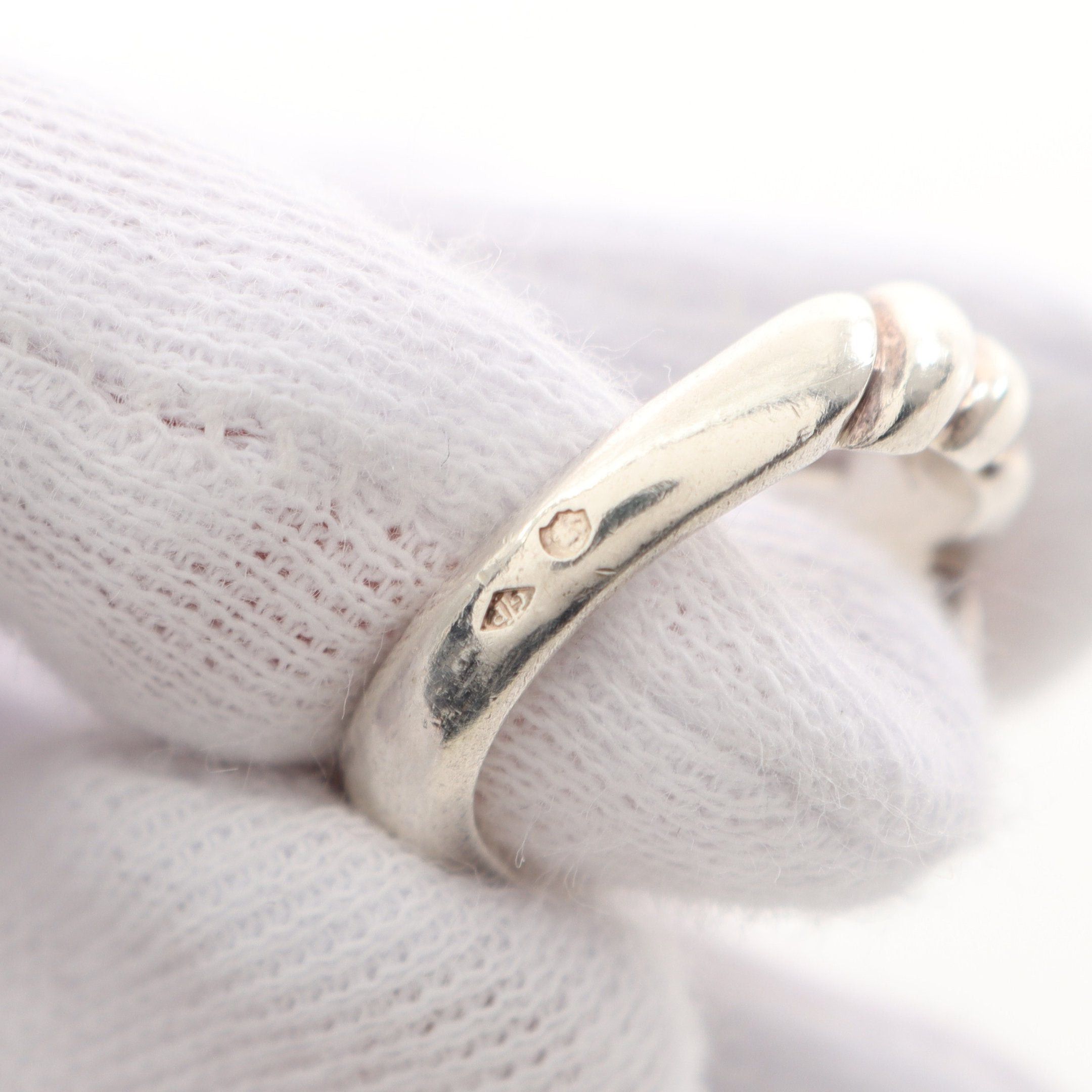 Hermes Hermes Torsade Twist Ring Ag925 Silver Size ONE SIZE - 8 Thumbnail