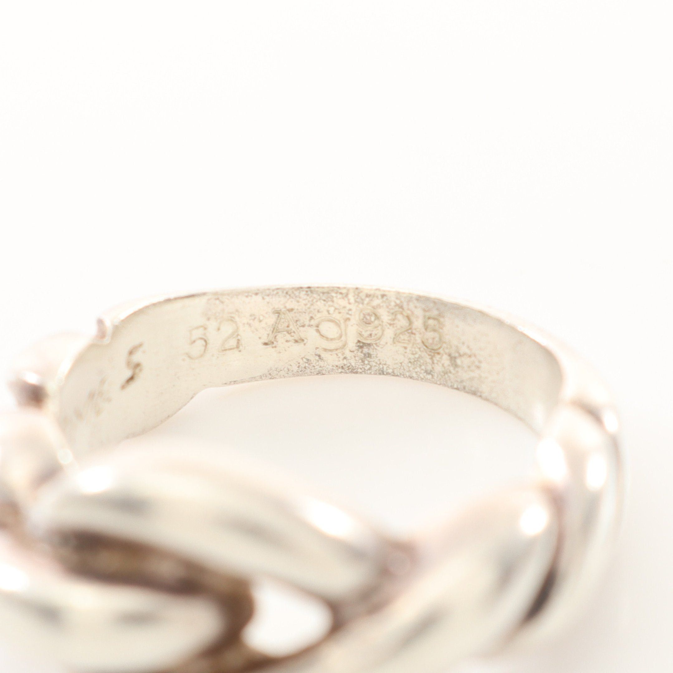 Hermes Hermes Torsade Twist Ring Ag925 Silver Size ONE SIZE - 6 Thumbnail