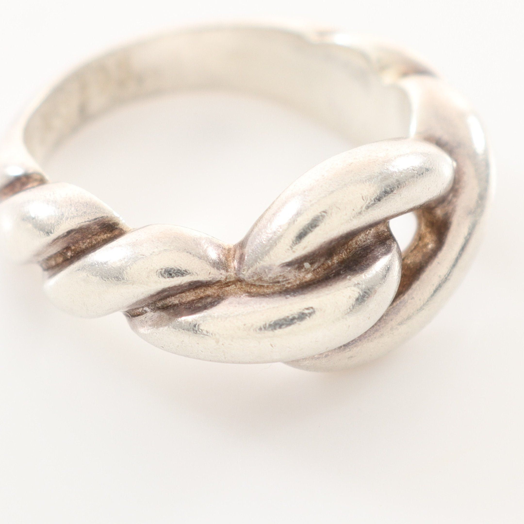 Hermes Hermes Torsade Twist Ring Ag925 Silver Size ONE SIZE - 7 Thumbnail