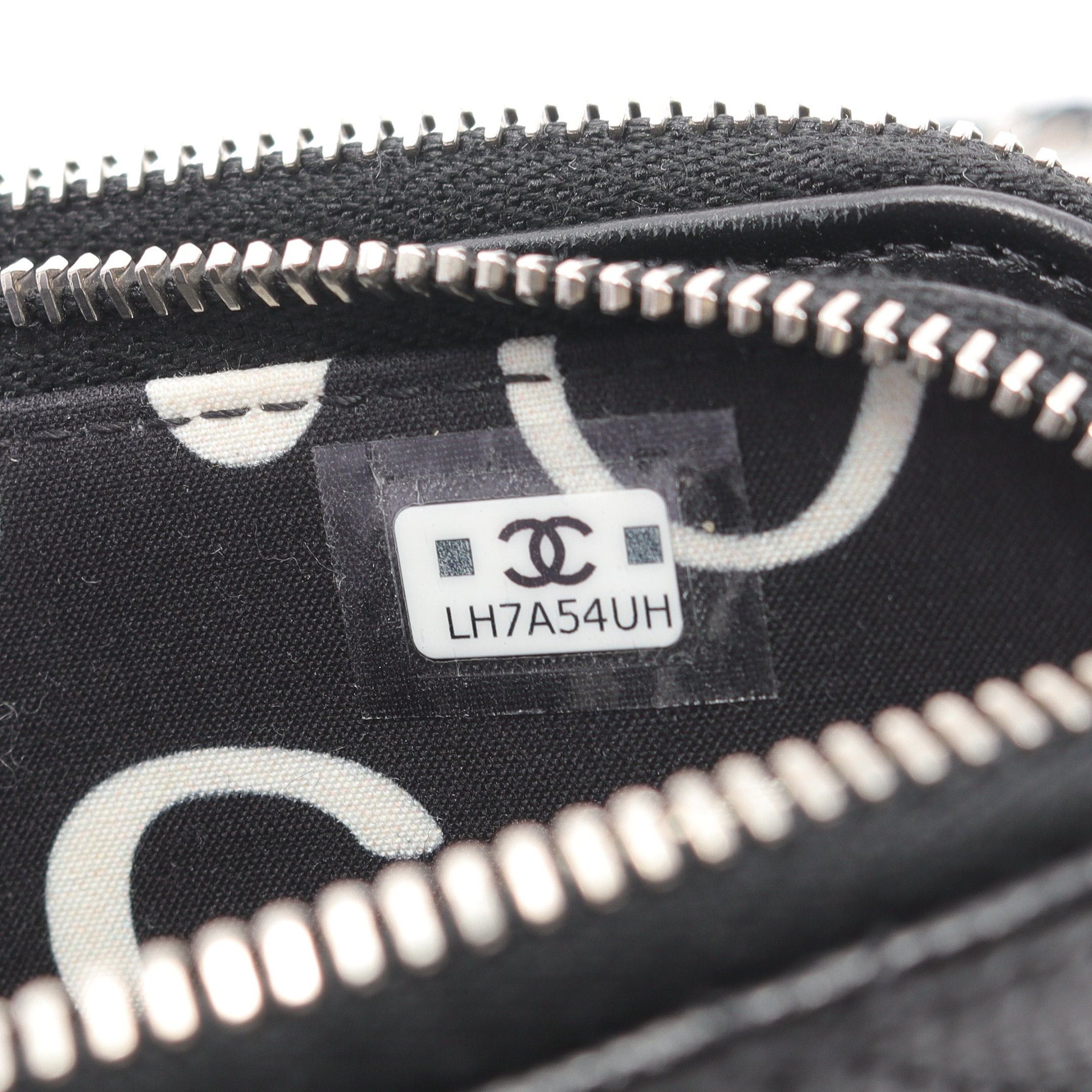Chanel Chanel Matelasse Chain Wallet Caviar Skin Black Silver Hardware Size ONE SIZE - 7 Thumbnail