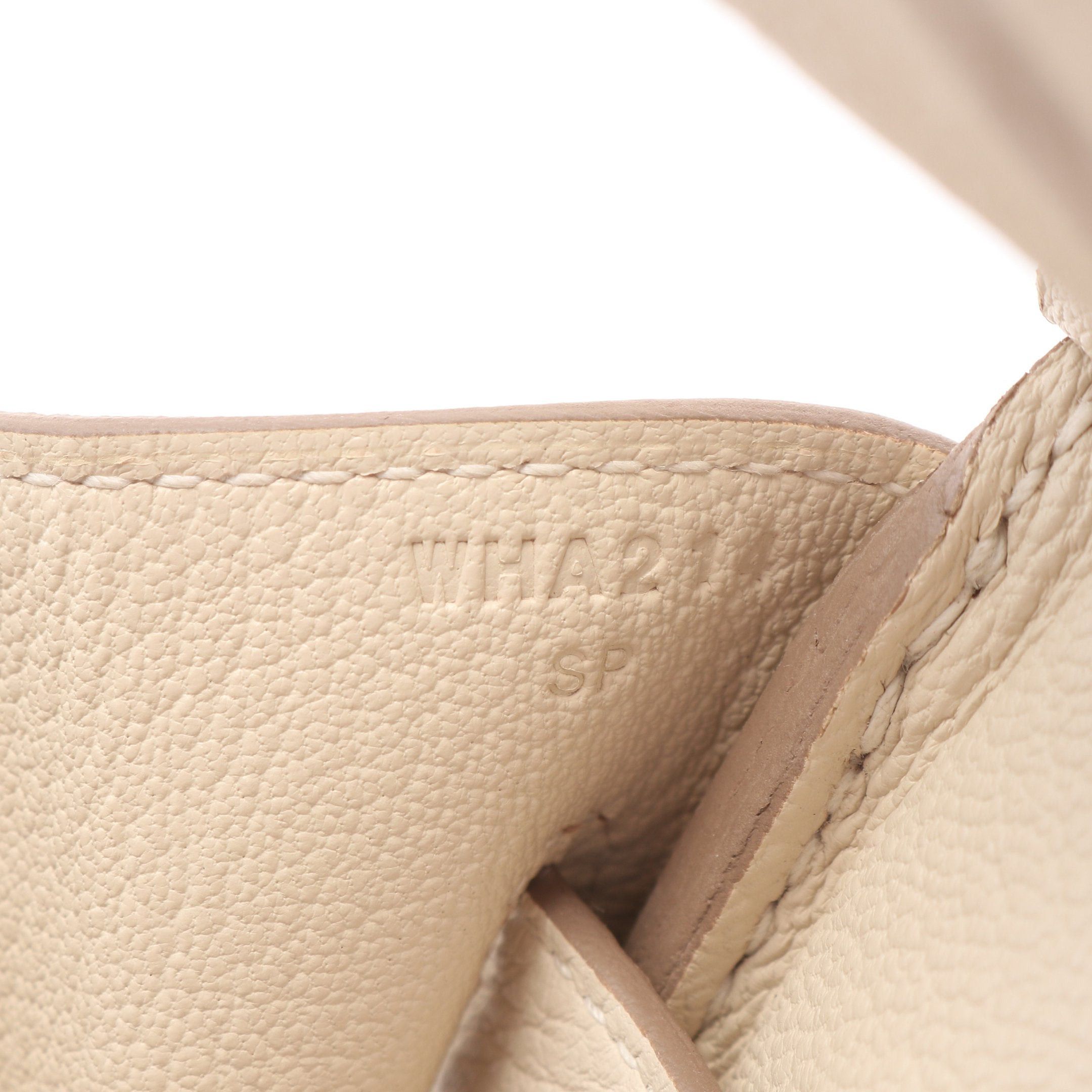 Hermes Hermes Birkin 30 Kure Handbag Togo Ivory Gold Hardware Double Engraved Size ONE SIZE - 5 Thumbnail