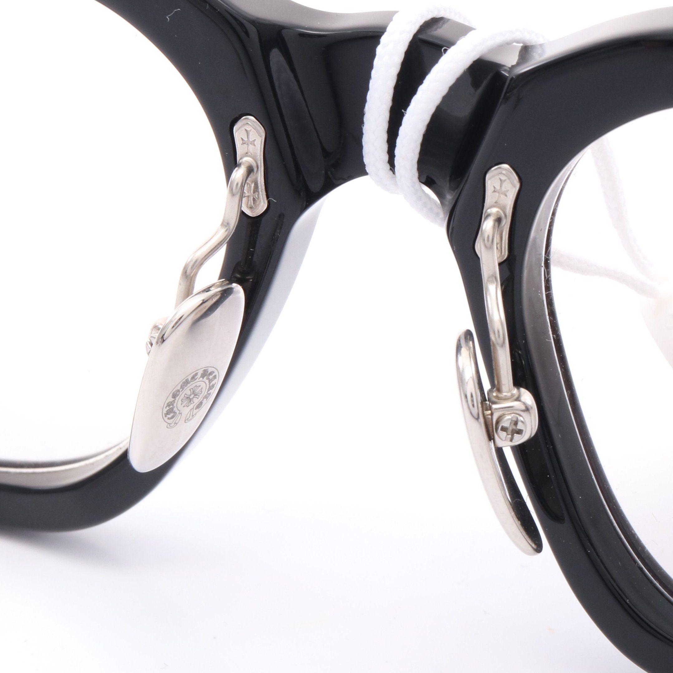 Chrome Hearts Chrome Hearts Cumption-A Glasses Black Silver Non-Prescription Size ONE SIZE - 5 Thumbnail