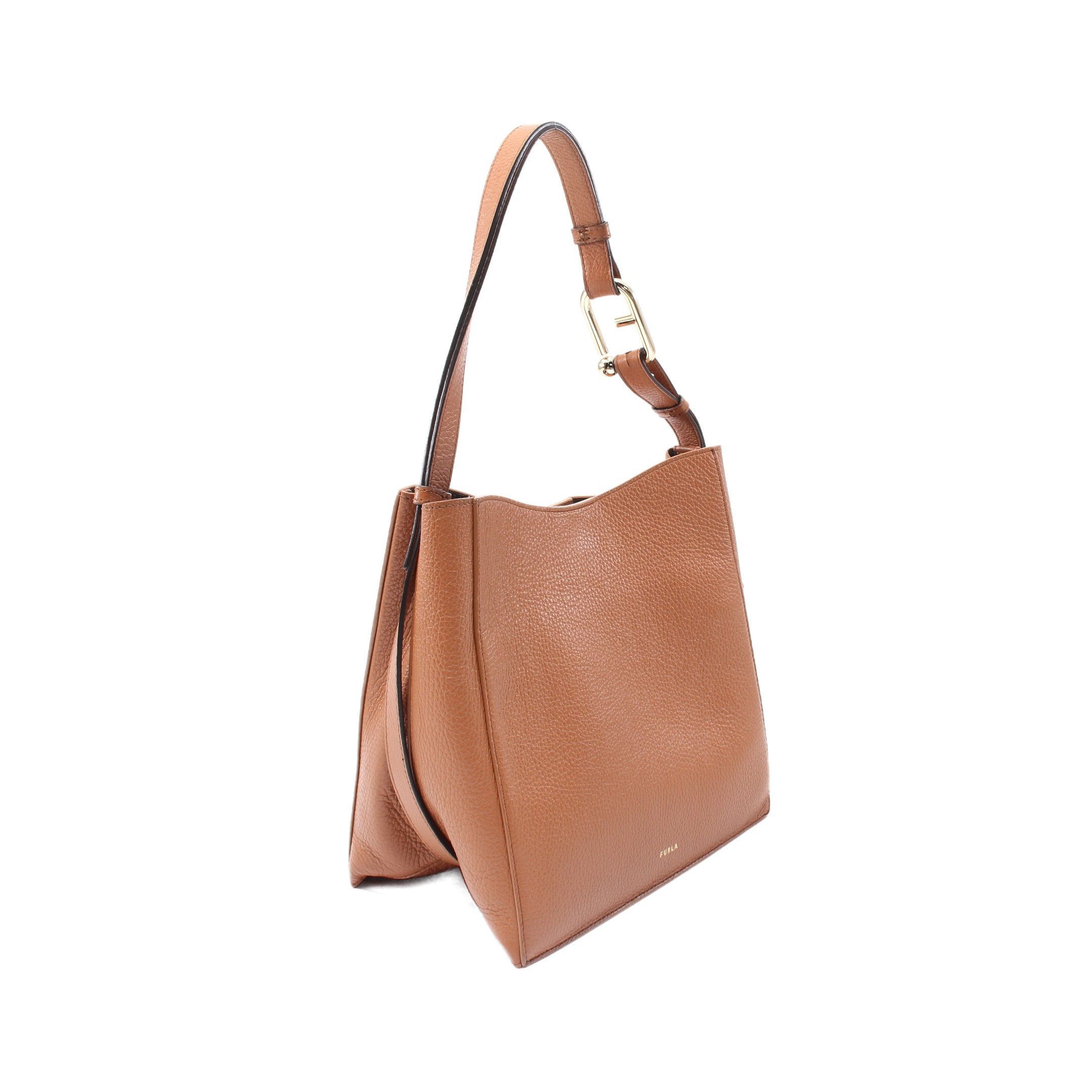 Furla Furla Nuvola Shoulder Bag Tote Leather Brown Size ONE SIZE - 2 Thumbnail