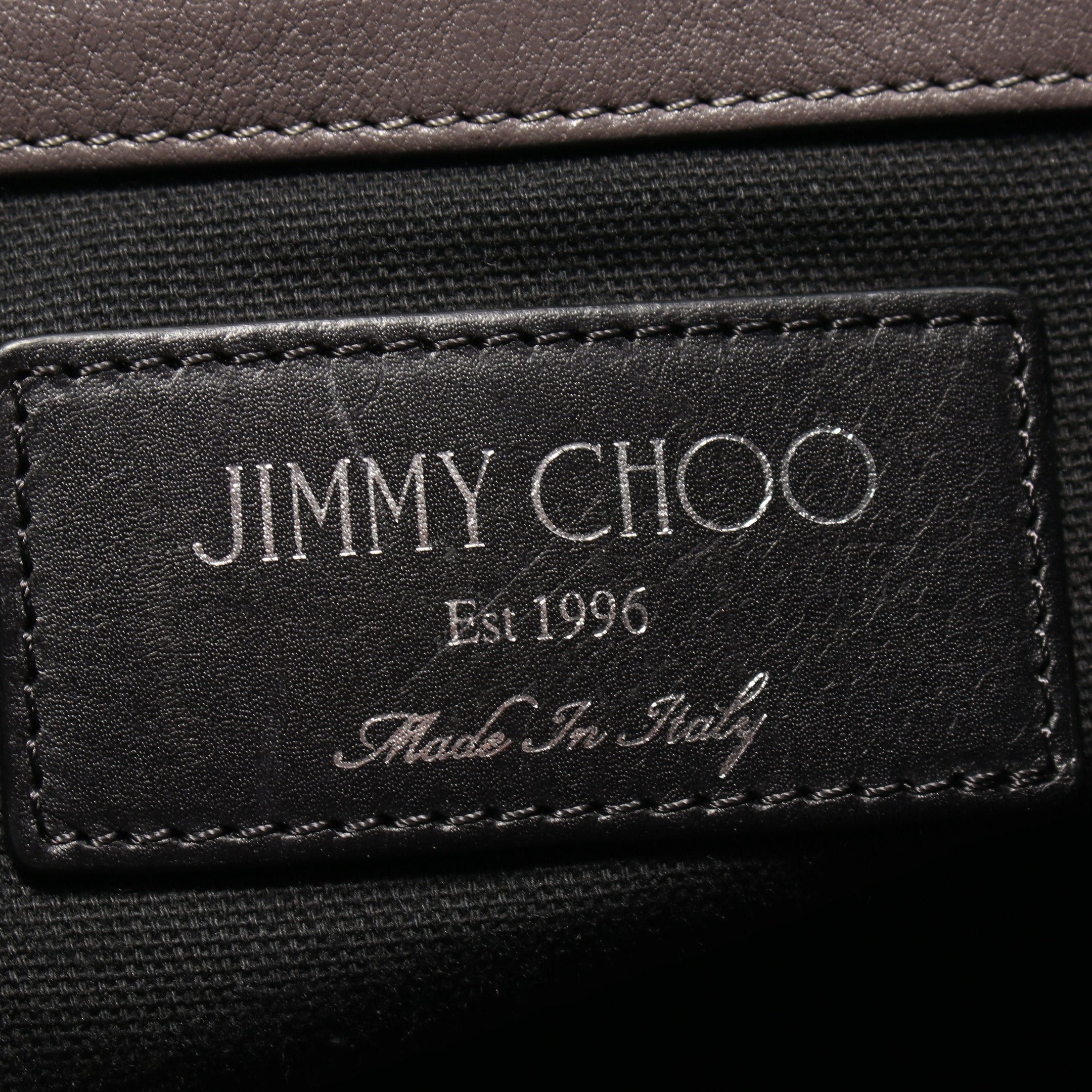 Jimmy Choo Jimmy Choo Shoulder Bag Tote Leather Gray Star Studs Size ONE SIZE - 4 Thumbnail