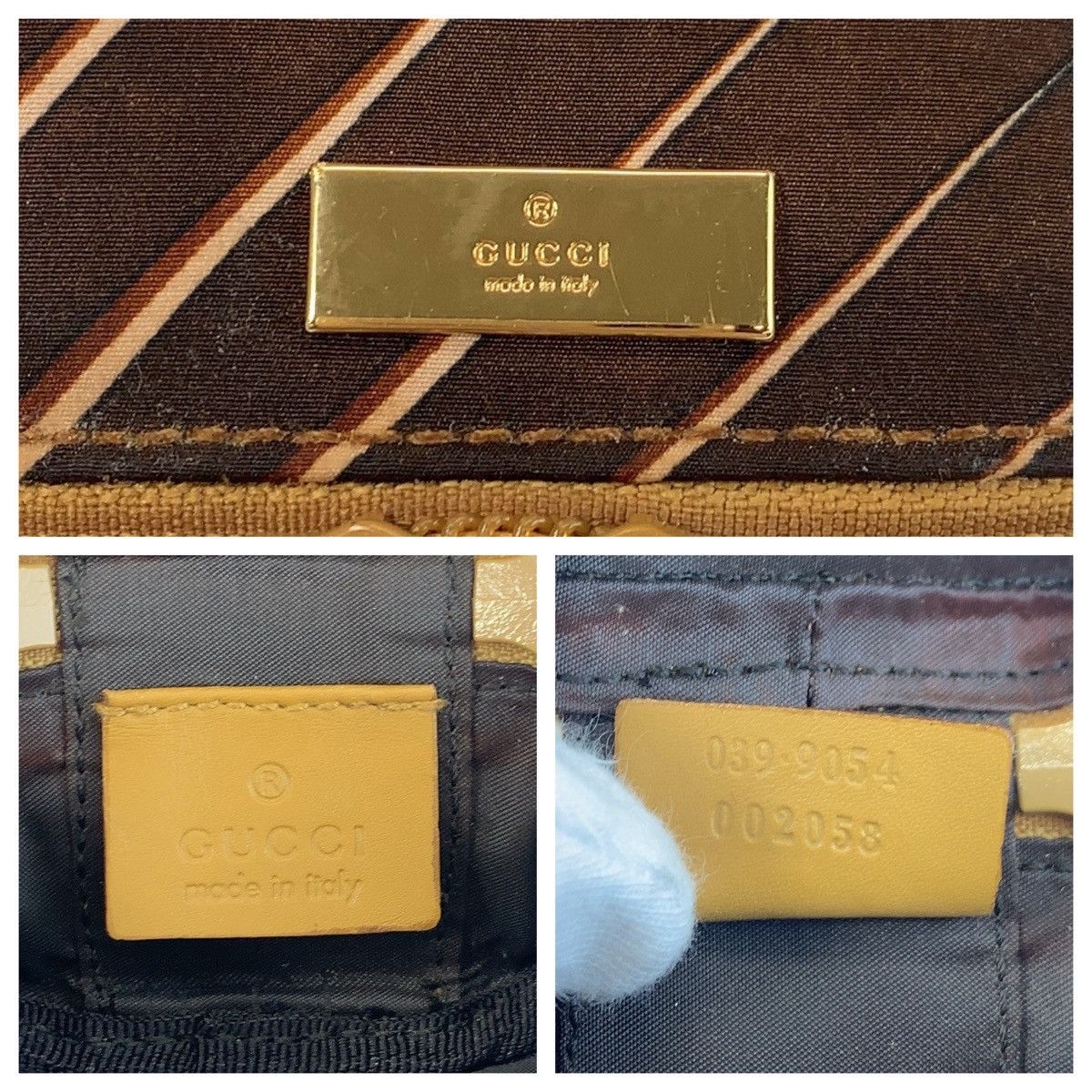 Gucci Gucci Gucci Nylon Handbag 039 9054 Others Handbag 039 9054 Size ONE SIZE - 4 Thumbnail