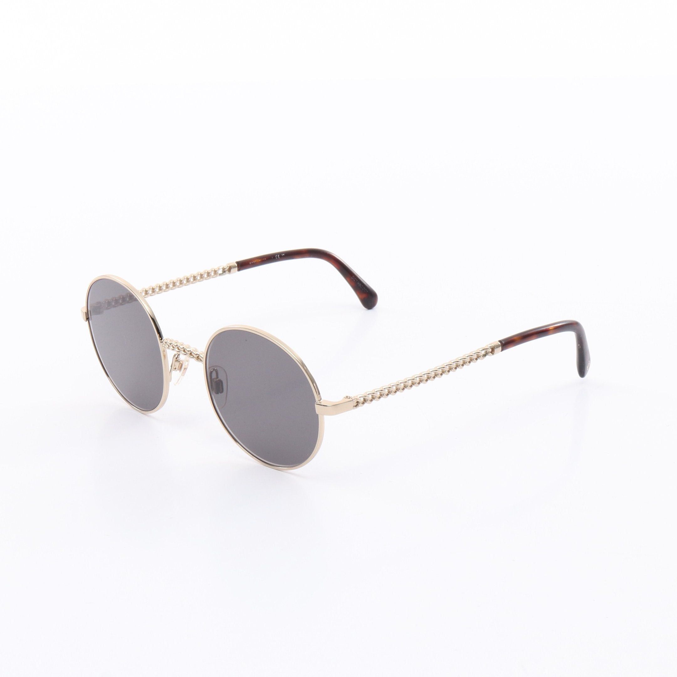 Chanel Chanel Round Shape Optical Sunglasses Gp Gold Size ONE SIZE - 2 Thumbnail