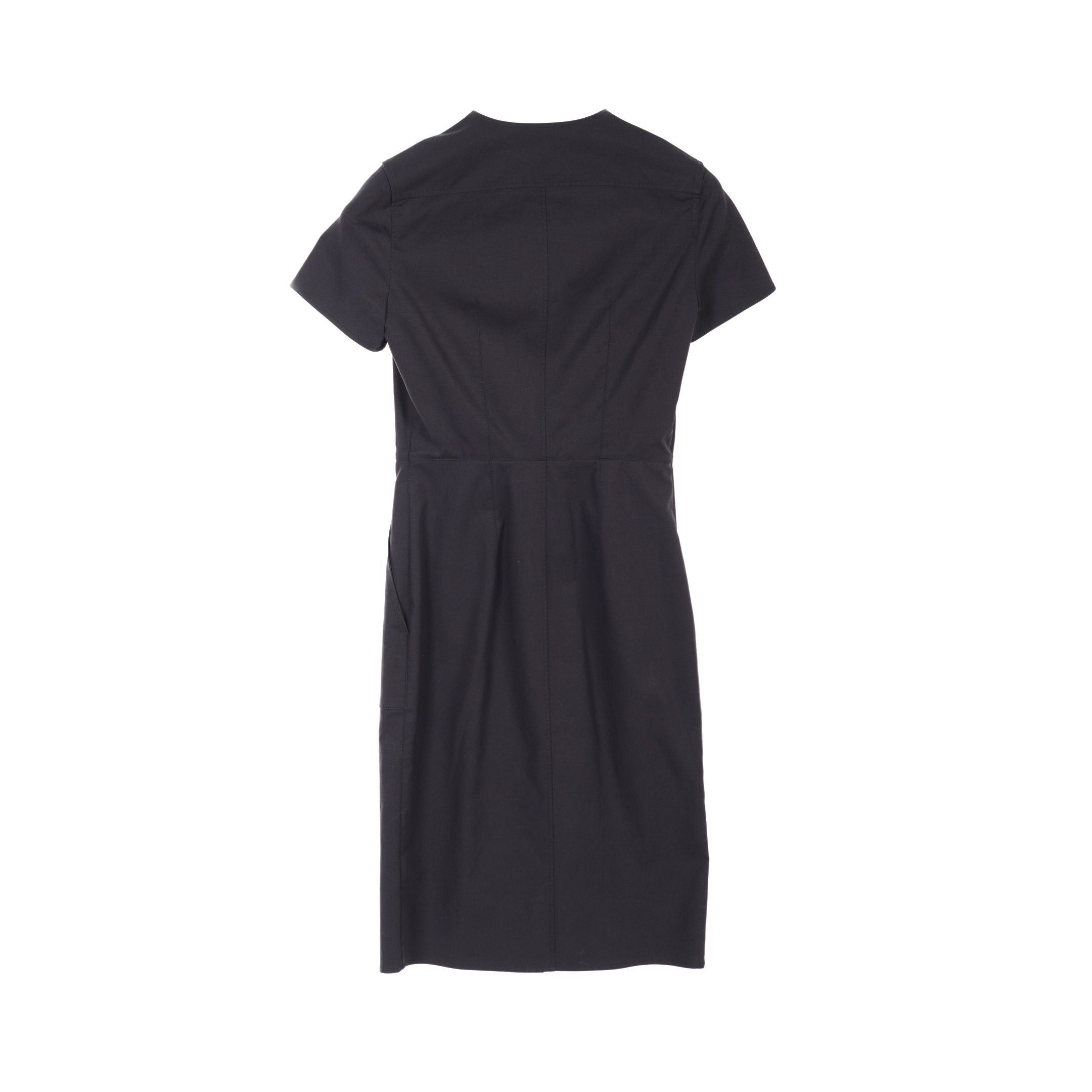 Hermes Hermes One Piece Front Zip Cotton Navy Size ONE SIZE - 2 Thumbnail
