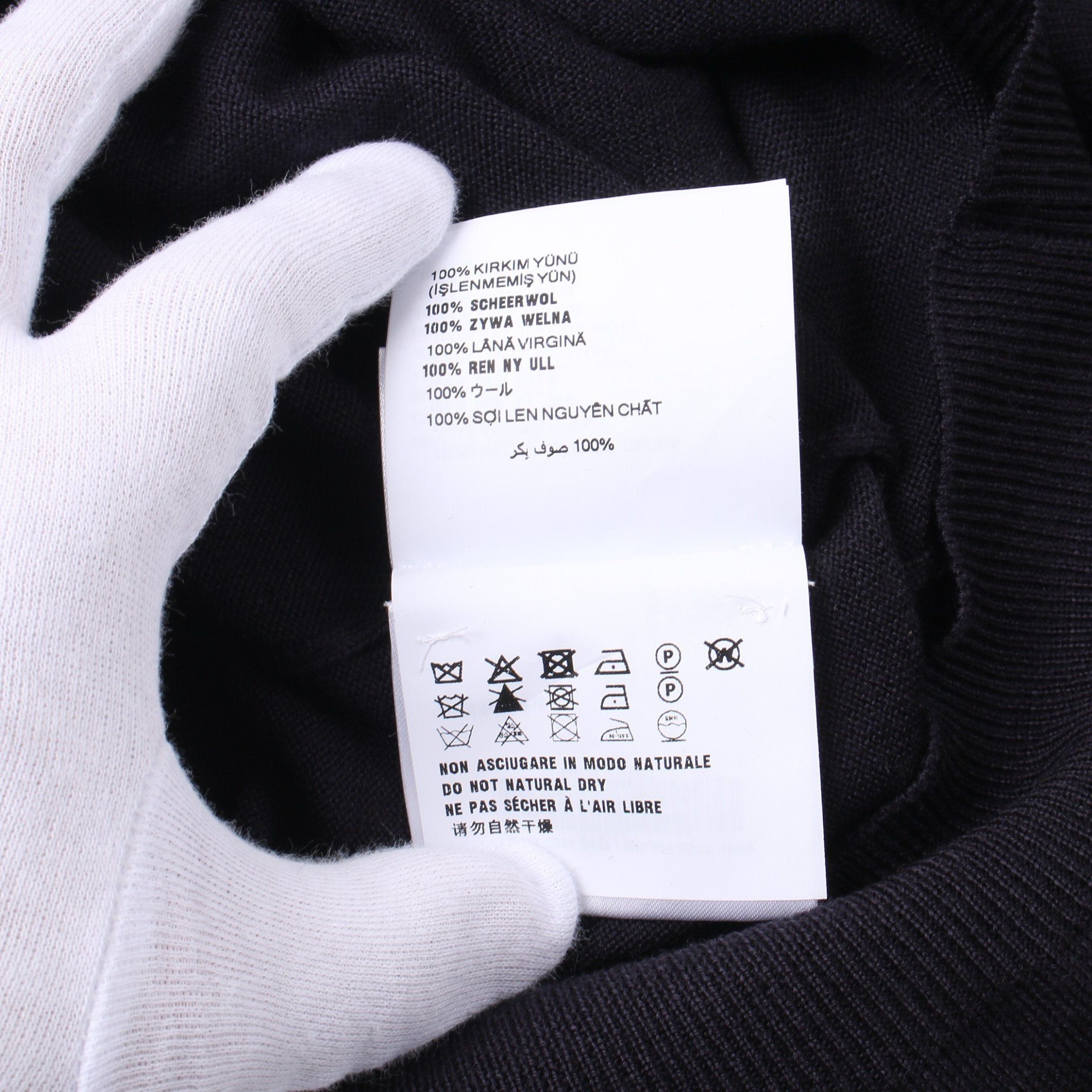 Miu Miu Miu Miu Boat Neck Knit Wool Black Size ONE SIZE - 4 Thumbnail