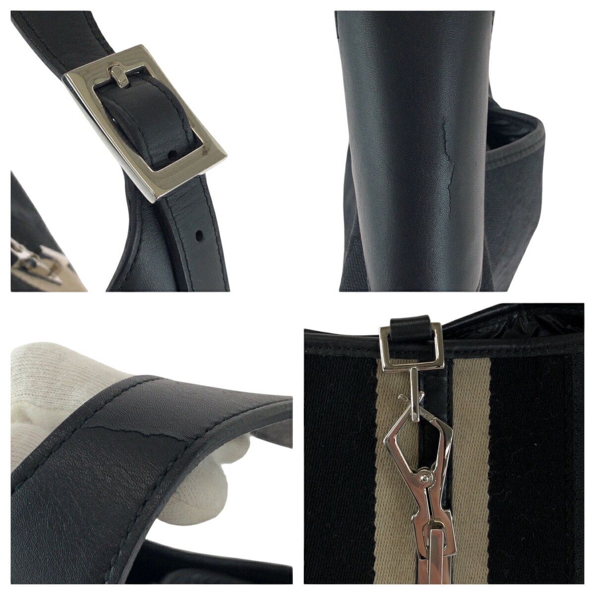Gucci Gucci Gucci GG Canvas Jackie 2way bag 001 4075 Canvas Shoulder Bag 001 4075 DUTY FREE for USA Size ONE SIZE - 5 Thumbnail