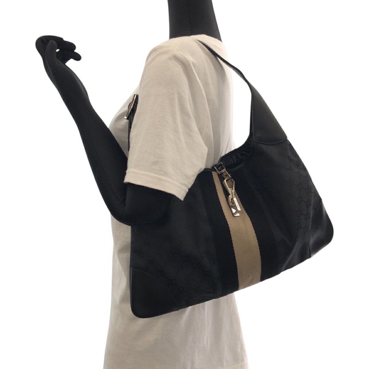 Gucci Gucci Gucci GG Canvas Jackie 2way bag 001 4075 Canvas Shoulder Bag 001 4075 DUTY FREE for USA Size ONE SIZE - 7 Thumbnail