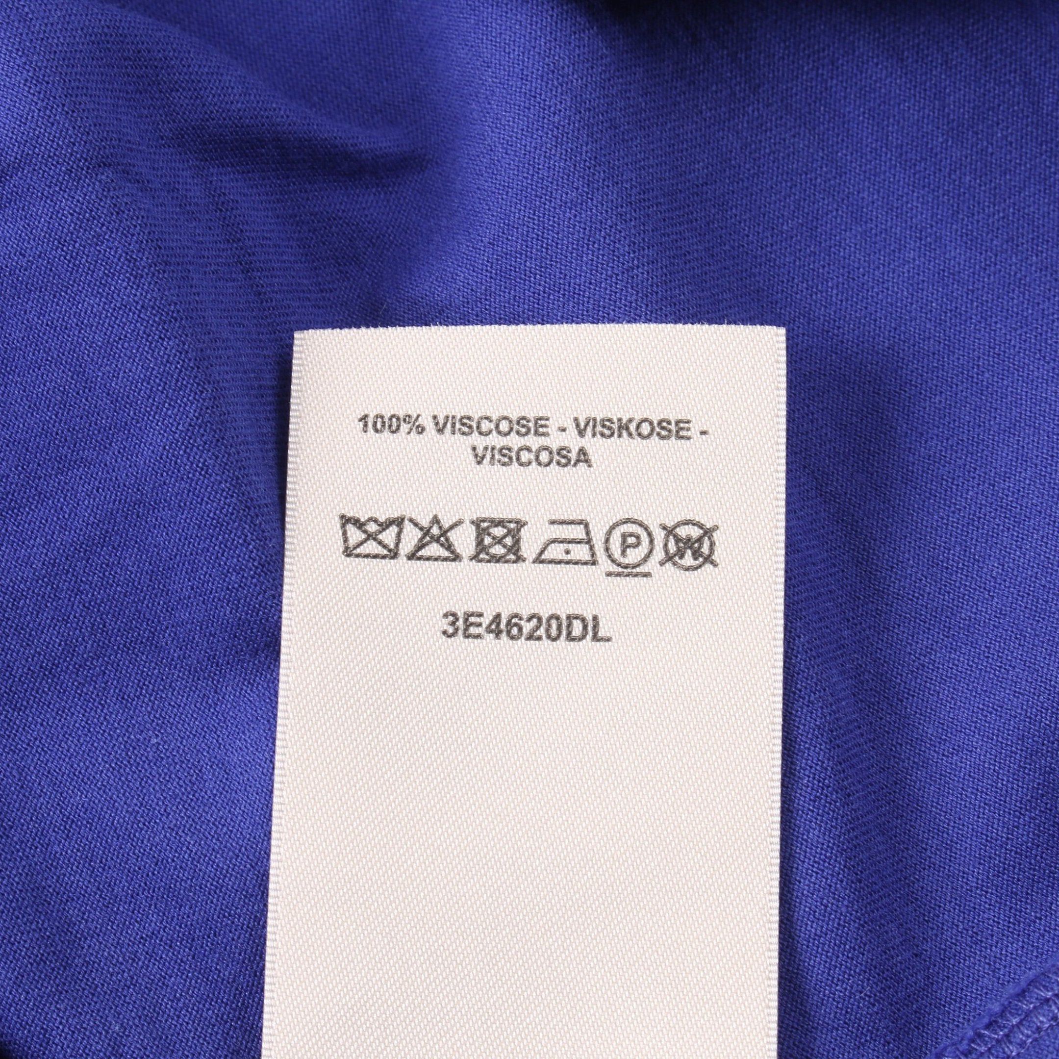 Hermes Hermes Mosaic T-Shirt Cotton Blue Size ONE SIZE - 5 Thumbnail