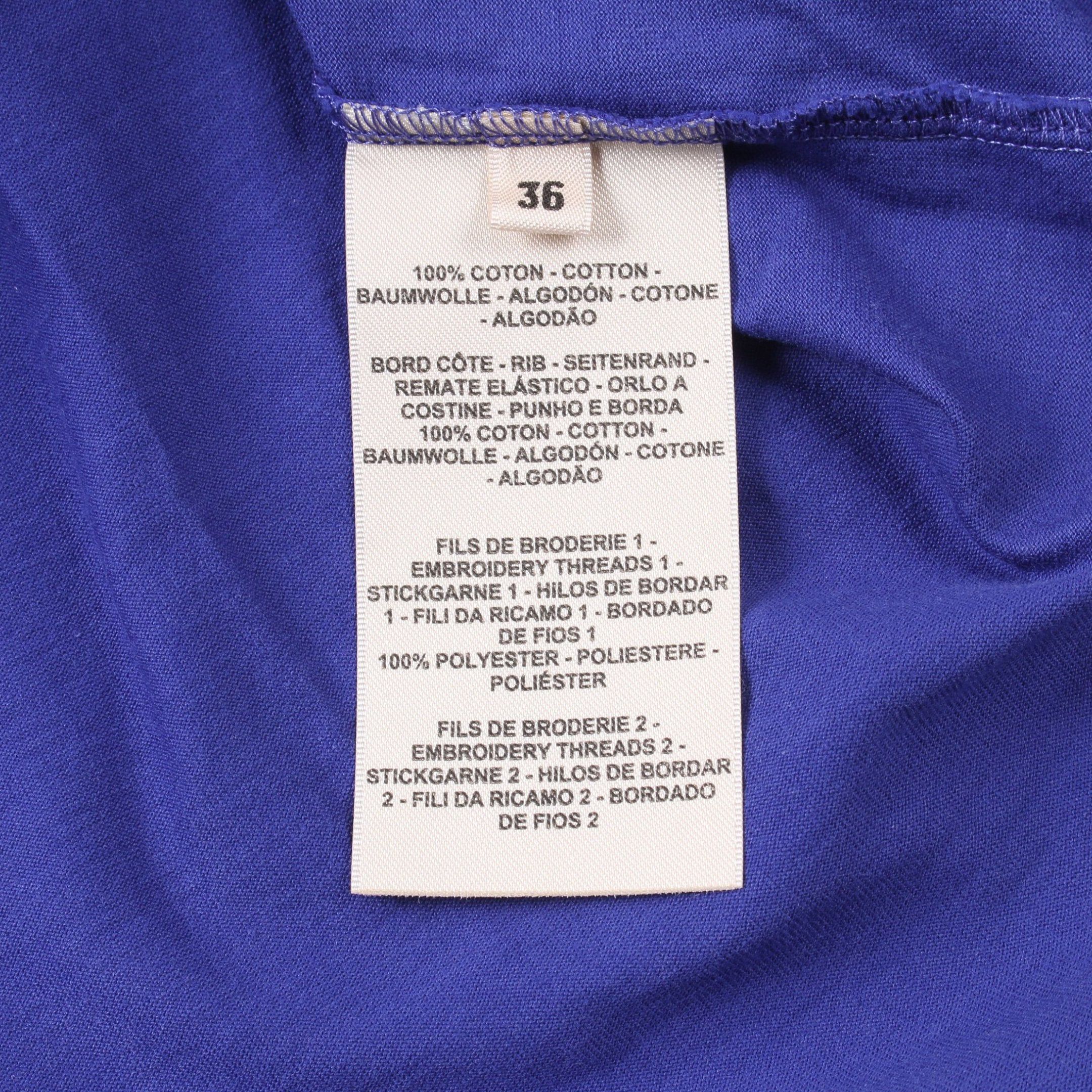 Hermes Hermes Mosaic T-Shirt Cotton Blue Size ONE SIZE - 4 Thumbnail