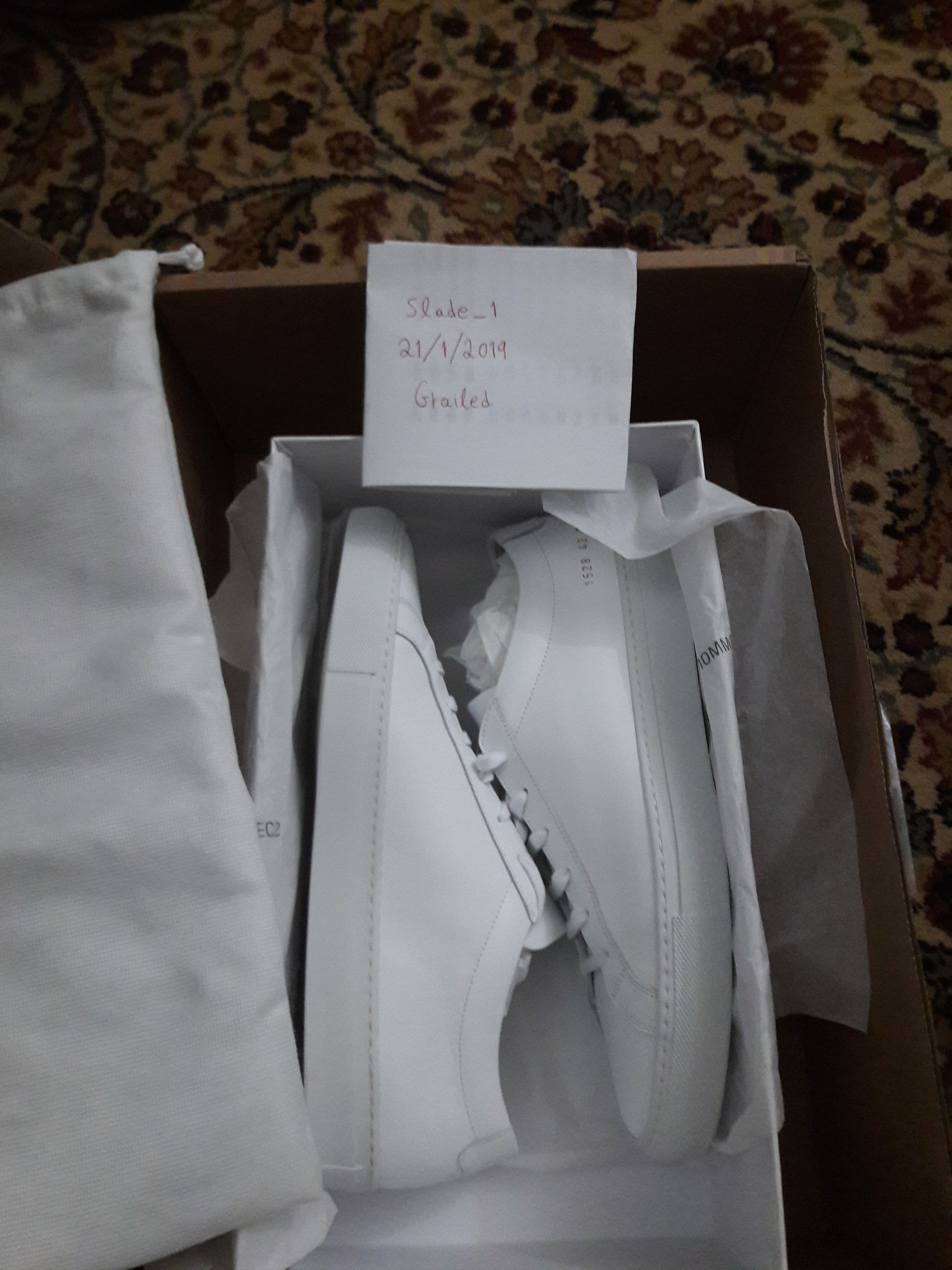 MENS Common Projects Achilles Low White