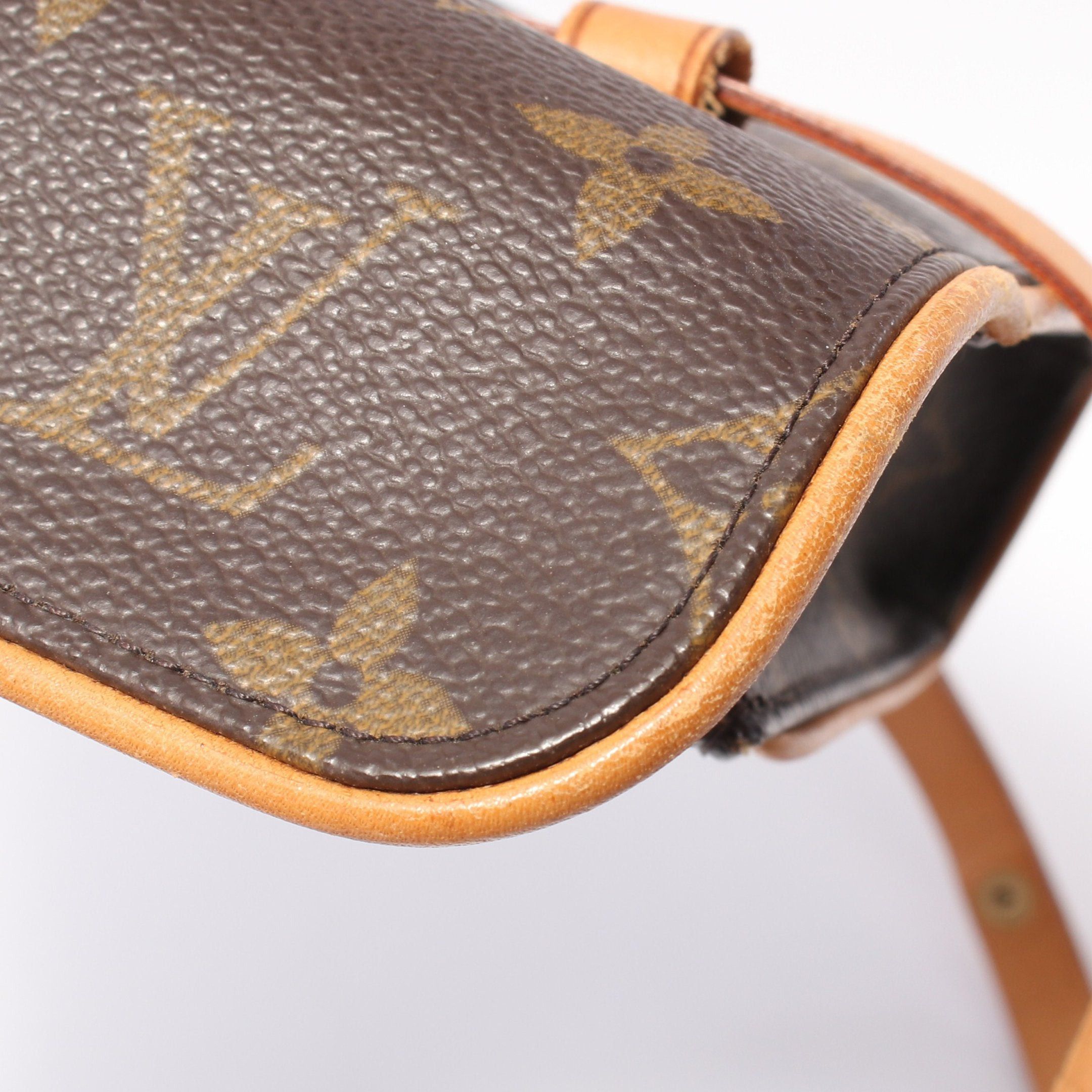 Louis Vuitton Louis Vuitton Pochette Florentine Monogram Body Bag Waist Leather Brown With Xs Size Belt Size ONE SIZE - 9 Thumbnail