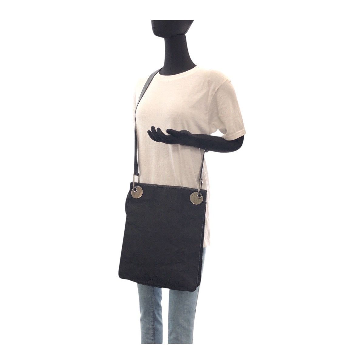 Gucci Gucci Gucci GG Canvas/Leather Shoulder Bag 120842 Canvas Shoulder Bag 120842 DUTY FREE for USA Size ONE SIZE - 6 Thumbnail